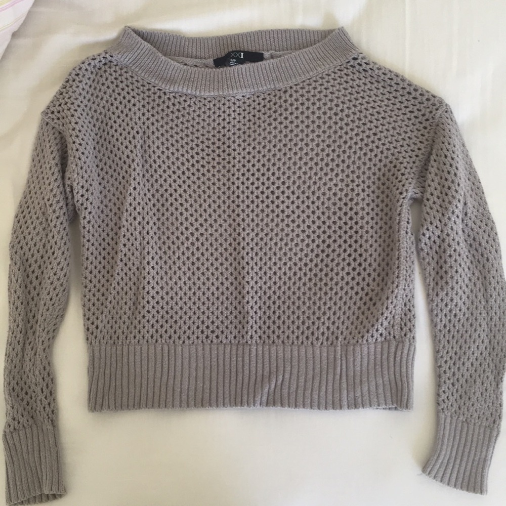 Forever 21 Cropped Knitted Sweater